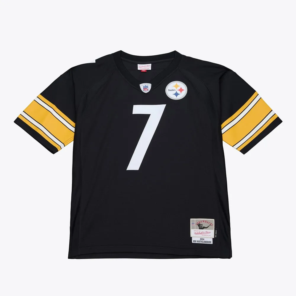 Ben Roethlisberger Pittsburgh Steelers Mitchell & Ness 2004 Legacy Throwback Replica Jersey - Black