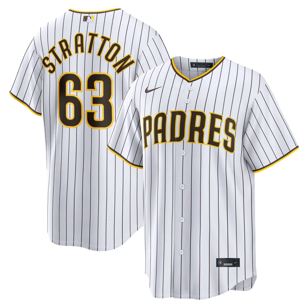 Hunter Stratton San Diego Padres Nike Home Replica Jersey - White