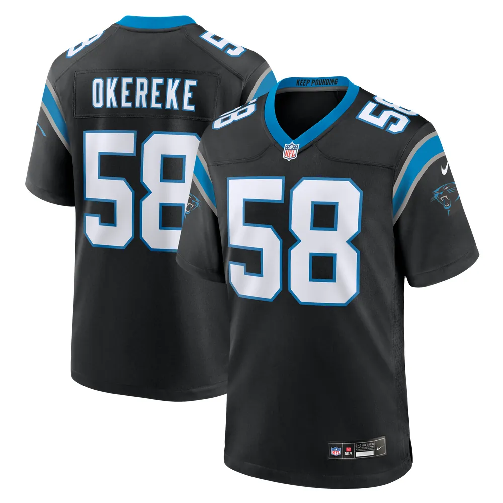 Bobby Okereke Carolina Panthers Nike Team Game Jersey - Black