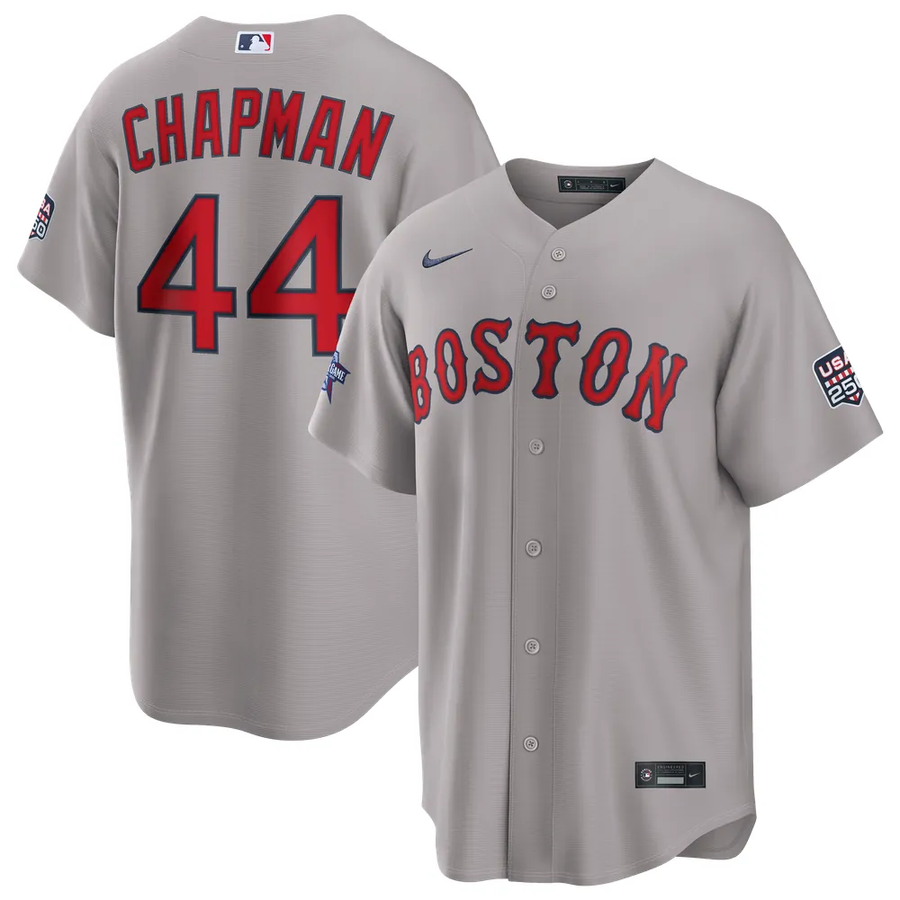 2026 All-Star Game Boston Red Sox Aroldis Chapman Nike Gray Replica Jersey