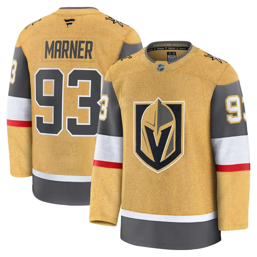 Mitch Marner Vegas Golden Knights Fanatics Home Premium Jersey - Gold
