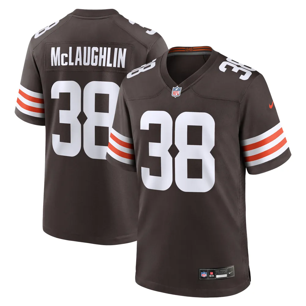 Jaleel McLaughlin Cleveland Browns Nike Team Game Jersey - Brown