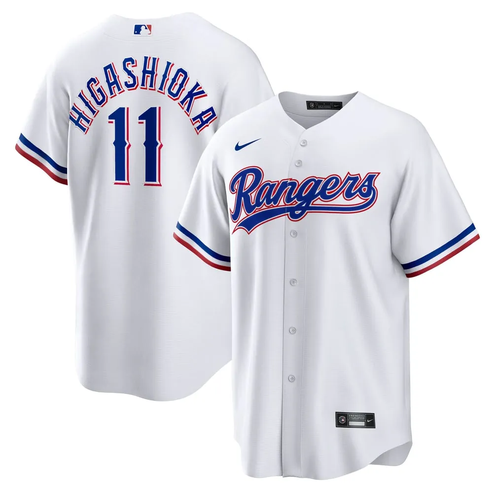 Kyle Higashioka Texas Rangers Nike Home Replica Jersey - White