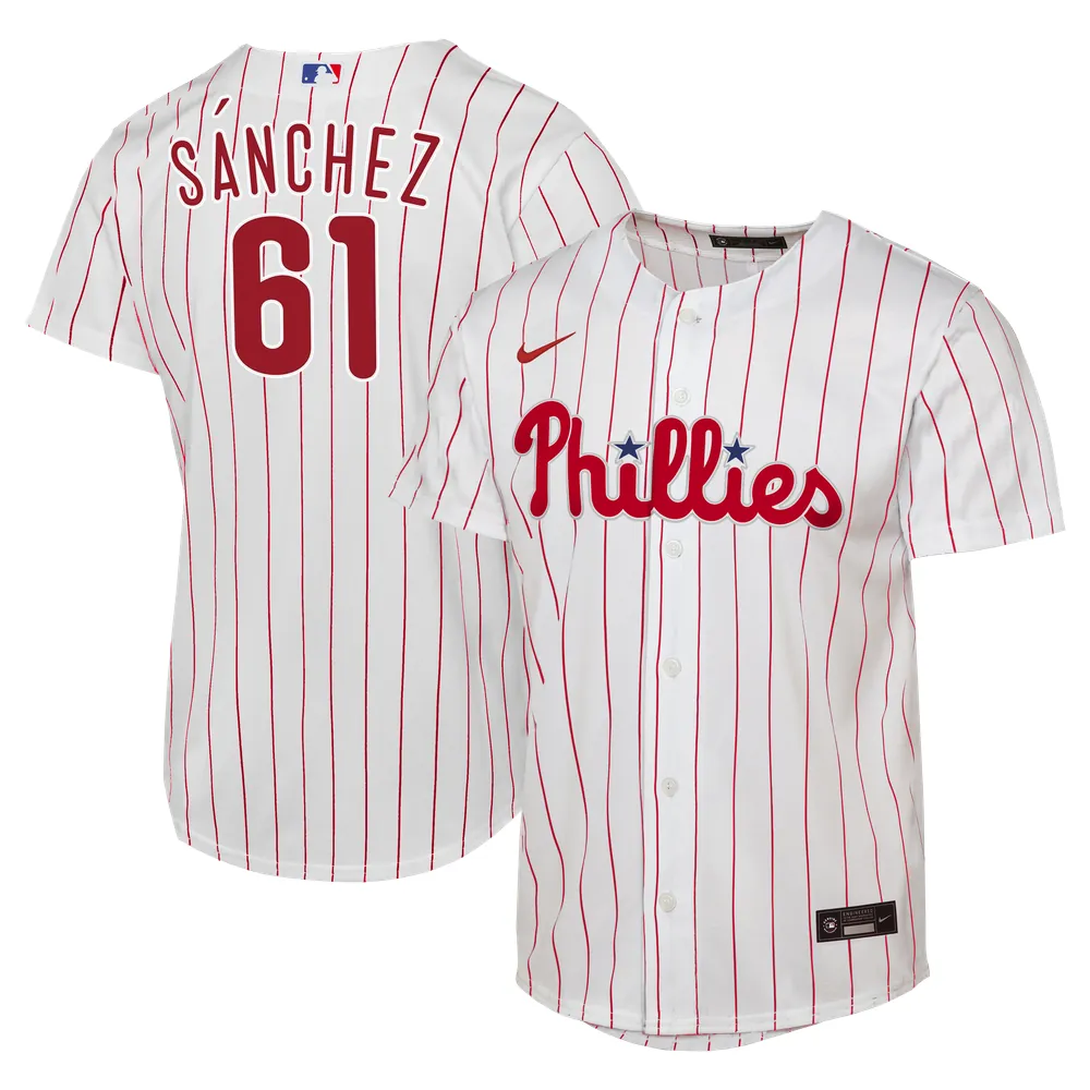 Cristopher Sánchez Philadelphia Phillies Nike Youth Home Replica Jersey - White