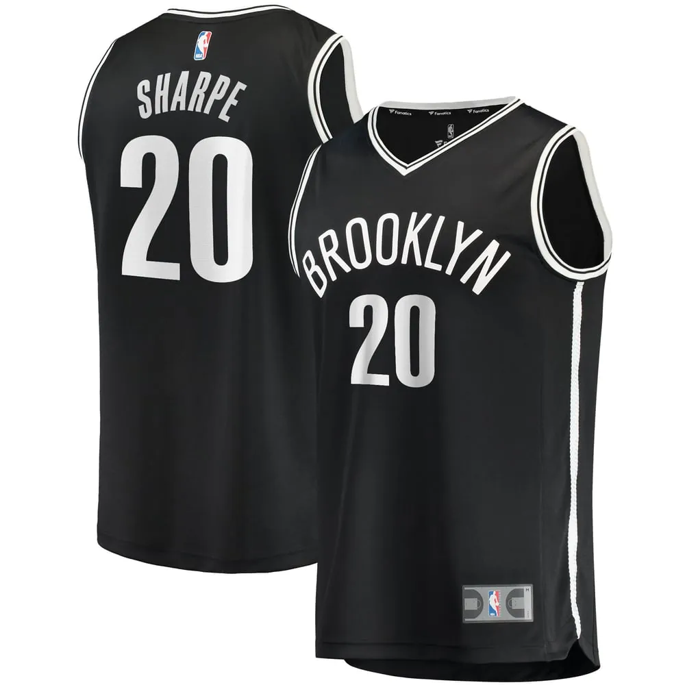 Day'Ron Sharpe Brooklyn Nets Fanatics Fast Break Replica Jersey - Icon Edition - Black