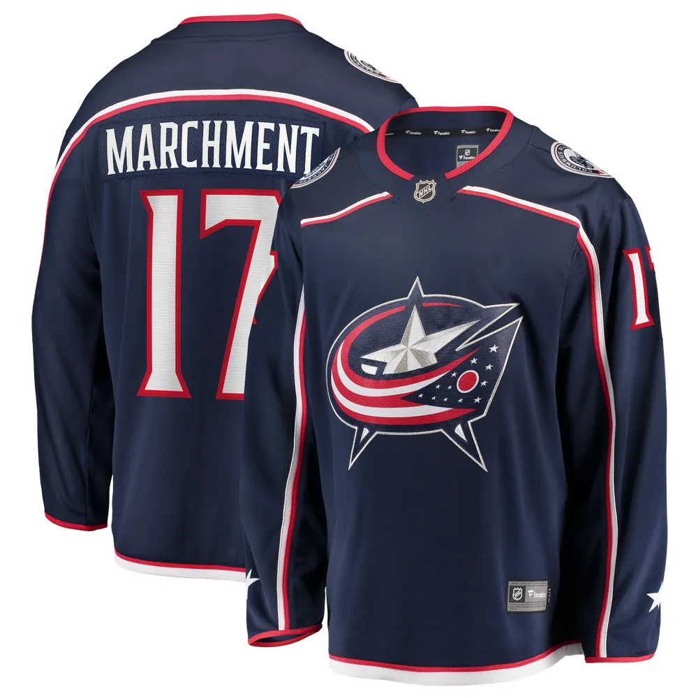 Mason Marchment Columbus Blue Jackets Fanatics Home Premier Breakaway Player Jersey - Navy