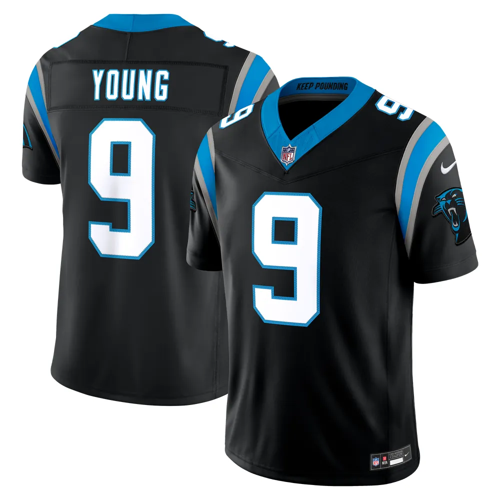 Bryce Young Carolina Panthers Nike Team Vapor F.U.S.E. Stitched Limited Jersey - Black