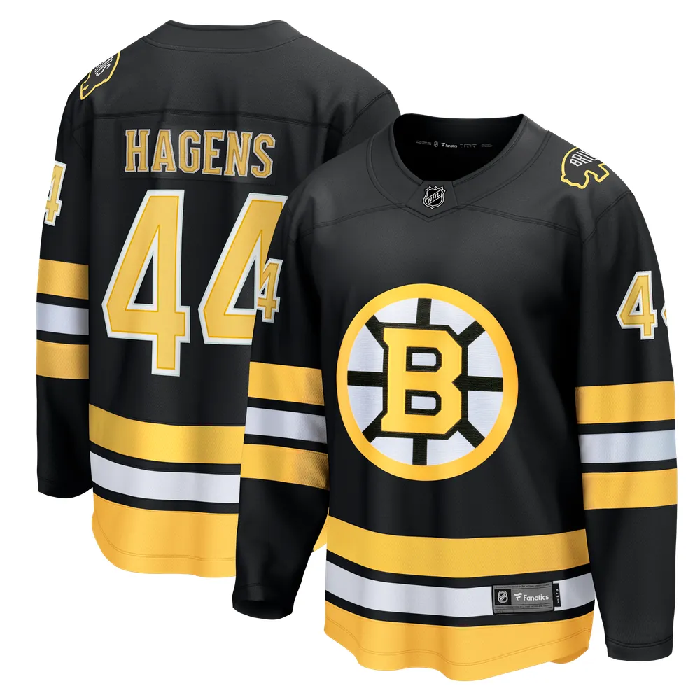 James Hagens Boston Bruins Fanatics Breakaway Jersey - Black