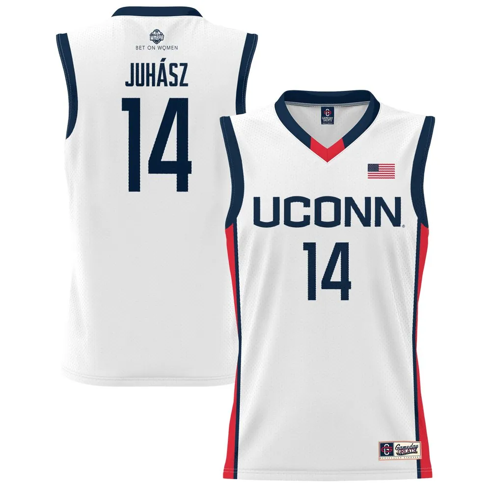 Dorka Juhasz UConn Huskies GameDay Greats Unisex Lightweight Basketball Alumni Jersey - White