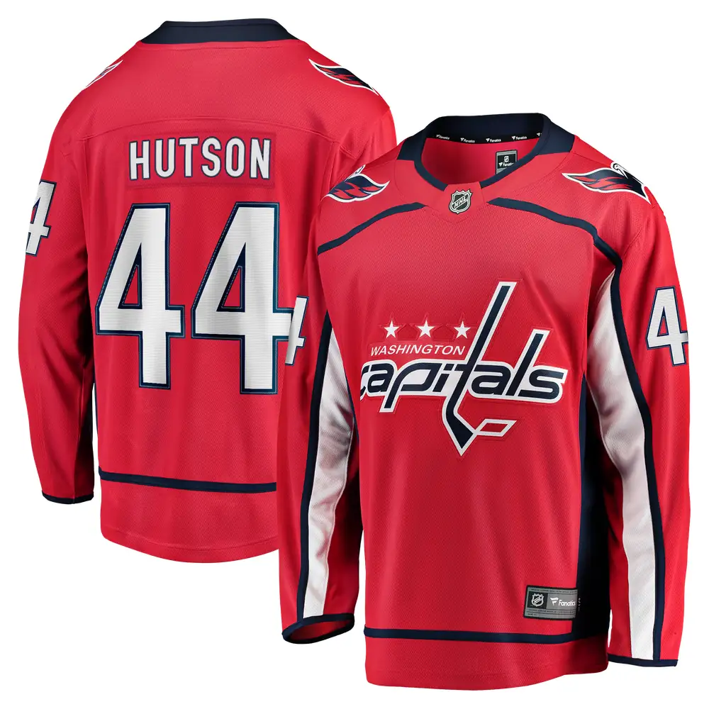 Cole Hutson Washington Capitals Fanatics Home Breakaway Jersey - Red