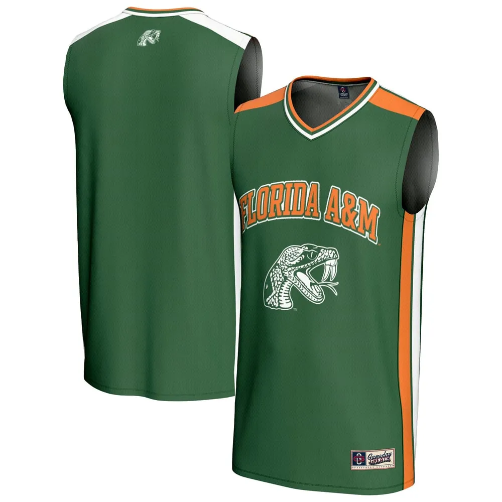 Florida A&M Rattlers GameDay Greats Unisex Spirit Basketball Jersey - Green