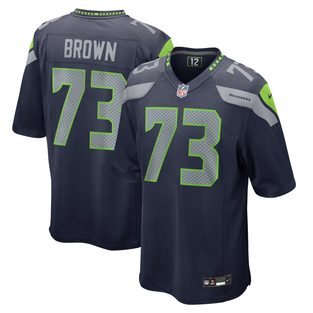 Logan Brown Seattle Seahawks Nike Team Game Jersey - College Navy
