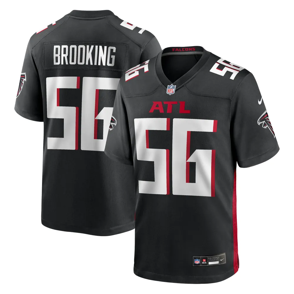 Keith Brooking Atlanta Falcons Nike Game Retired Player Jersey - Black