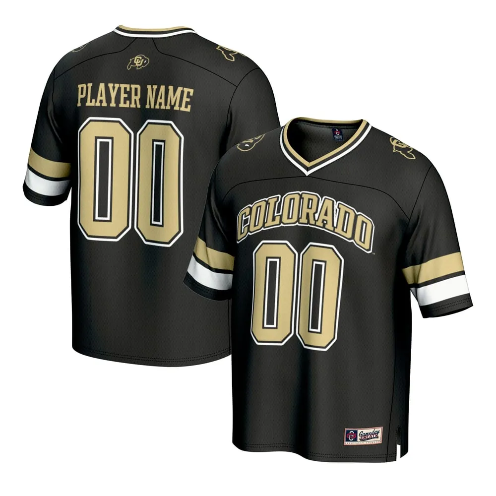 Colorado Buffaloes GameDay Greats Unisex NIL Pick-A-Player Football Jersey - Black