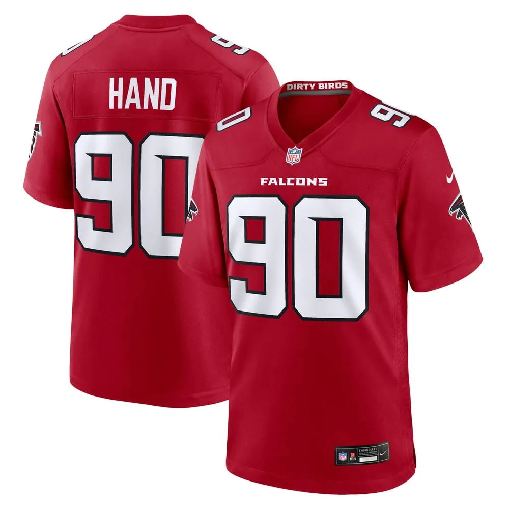 Da'Shawn Hand Atlanta Falcons Nike Team Game Jersey - Red