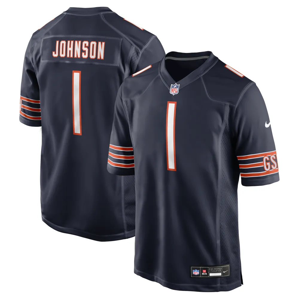 Jaylon Johnson Chicago Bears Nike  Game Jersey -  Navy