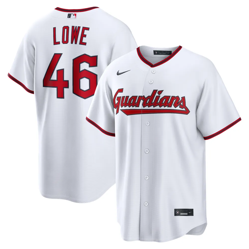 Nathaniel Lowe Cleveland Guardians Nike Home Replica Jersey - White