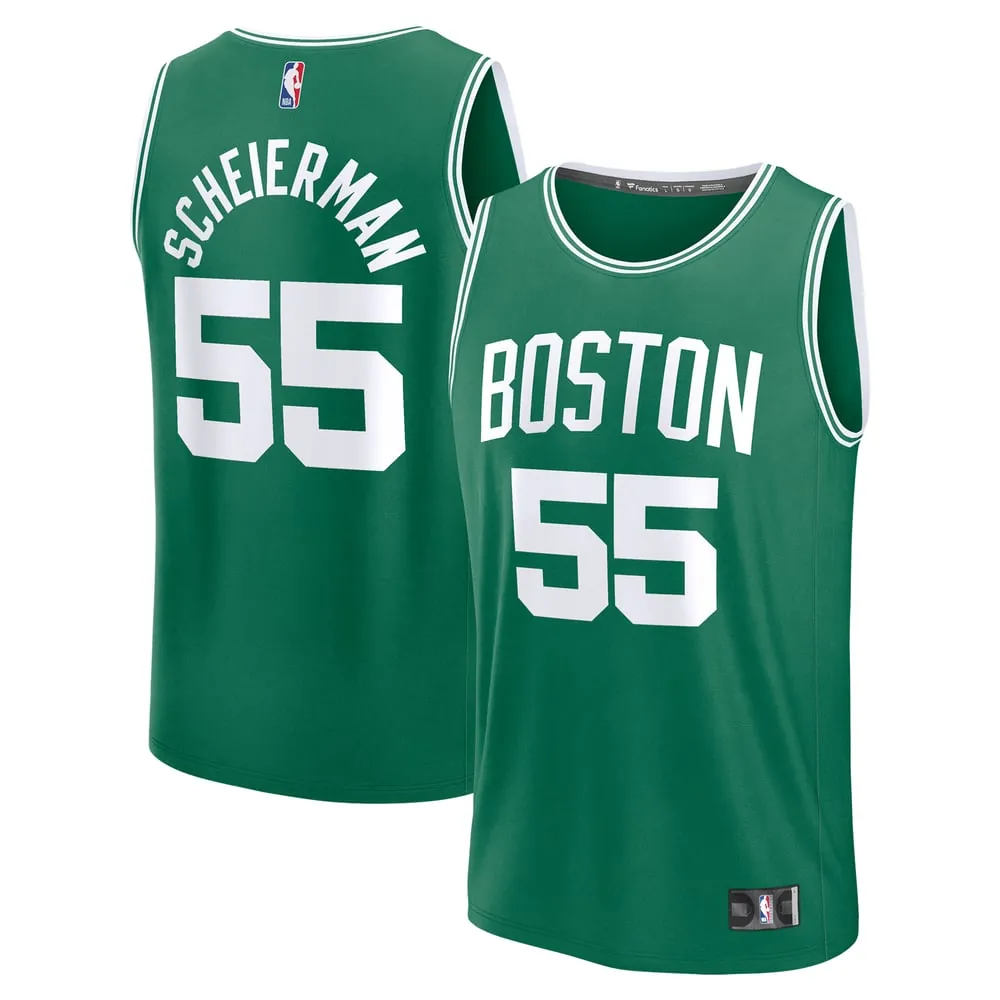 Baylor Scheierman Boston Celtics Fanatics 2024 NBA Draft Fast Break Player Jersey - Icon Edition - Kelly Green
