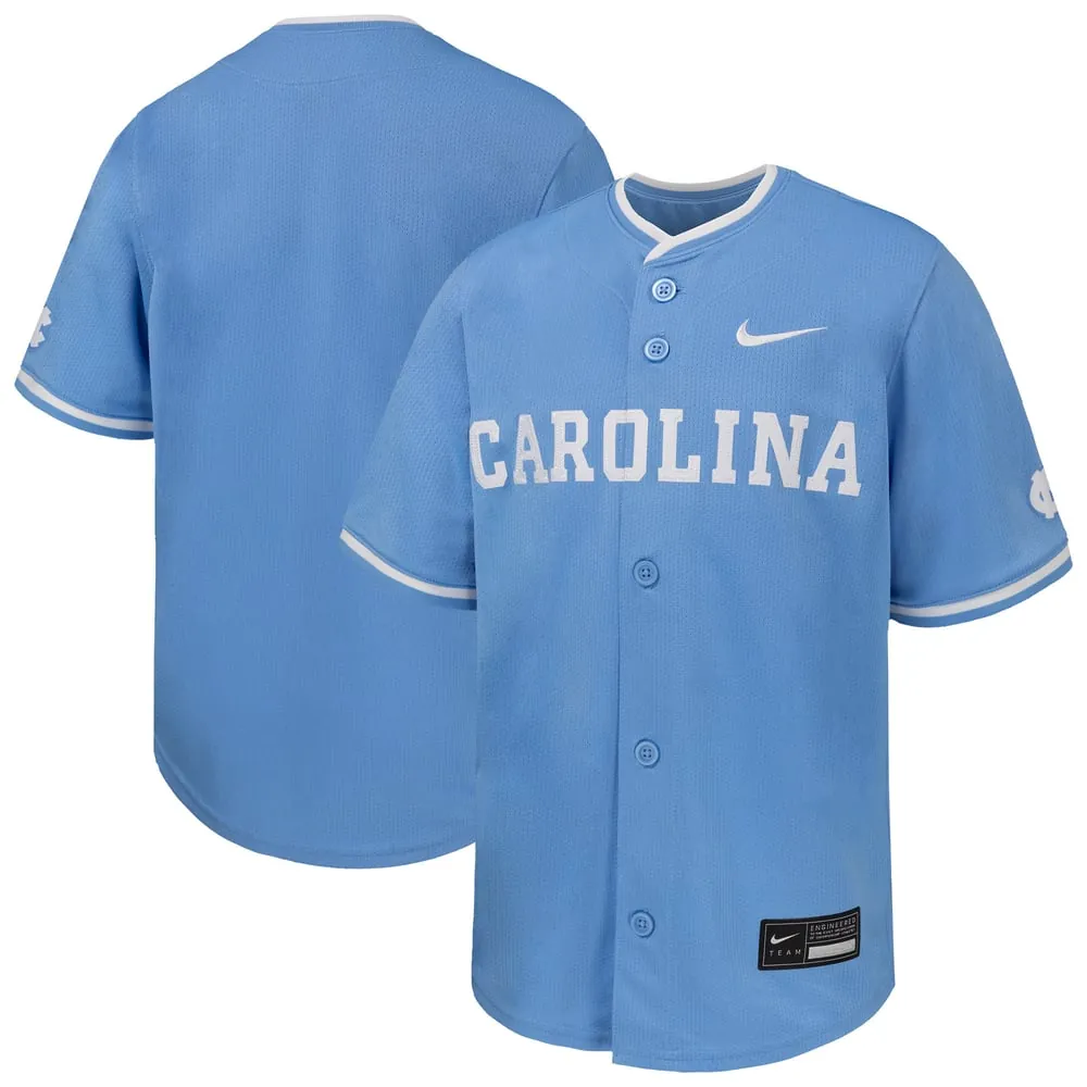 North Carolina Tar Heels Nike Youth Limited Baseball Jersey - Carolina Blue