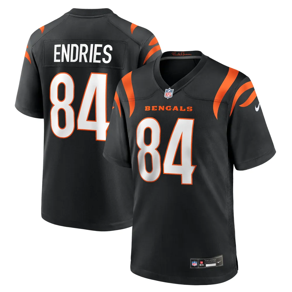 Jack Endries Cincinnati Bengals Nike Team Game Jersey - Black