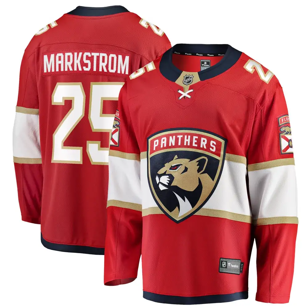 Jacob Markstrom Florida Panthers Fanatics Home Breakaway Jersey - Red
