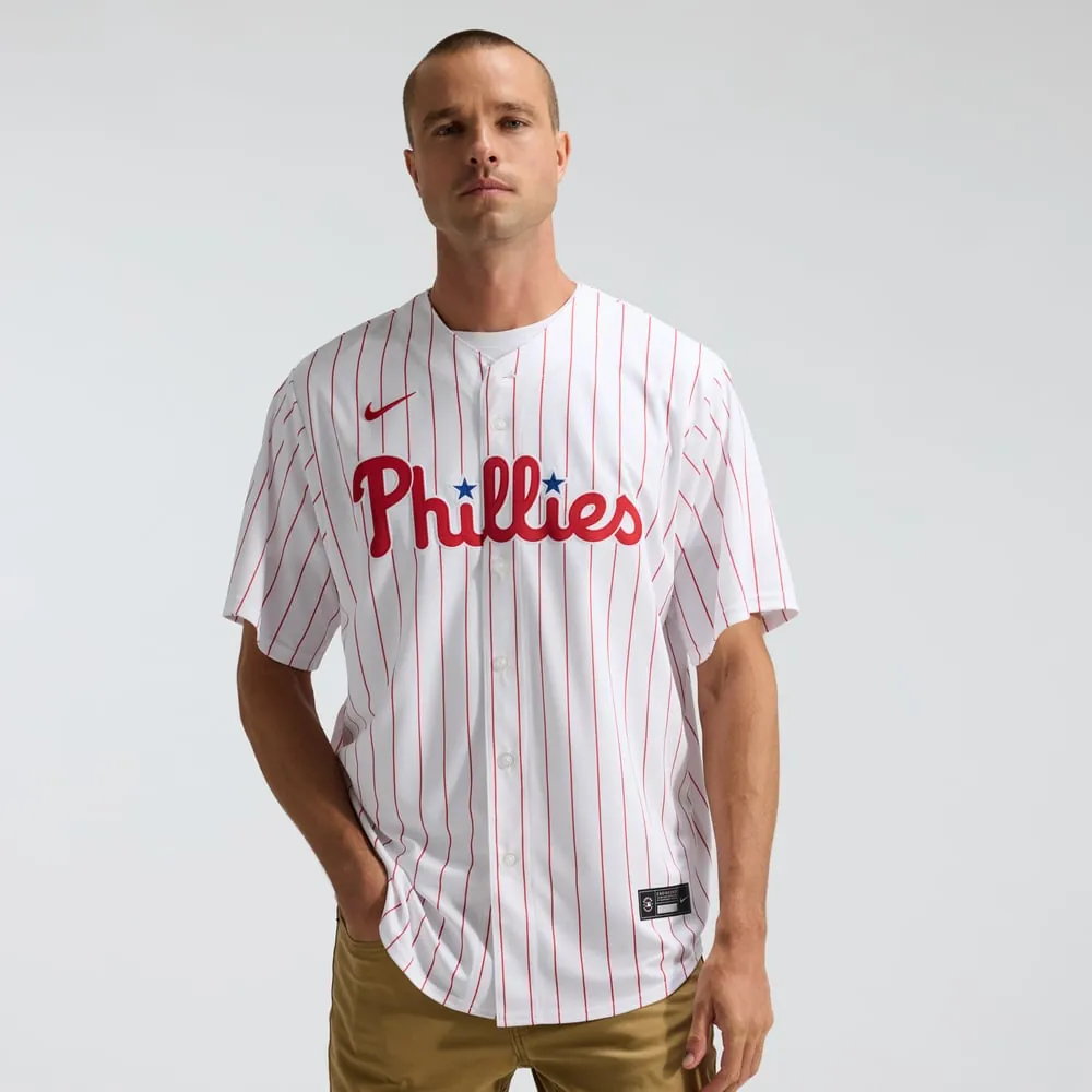 Philadelphia Phillies Nike Home Replica Team Jersey - White