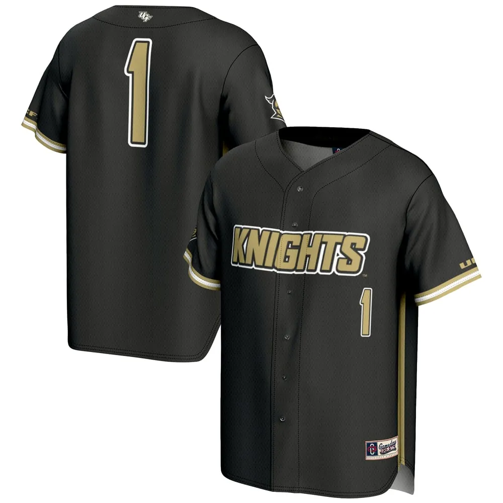 #1 UCF Knights GameDay Greats Lightweight Baseball Jersey - Black