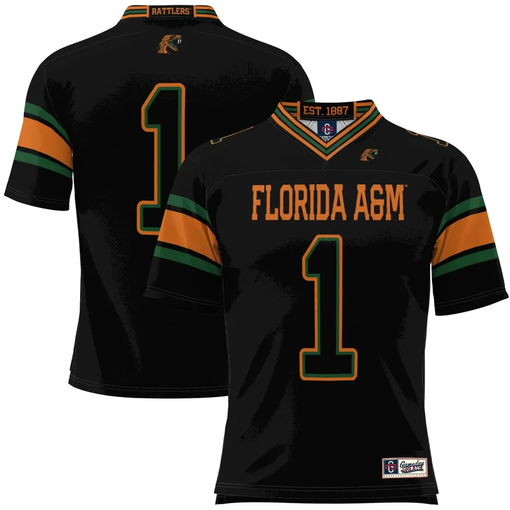 #1 Florida A&M Rattlers GameDay Greats Youth Football Jersey - Black