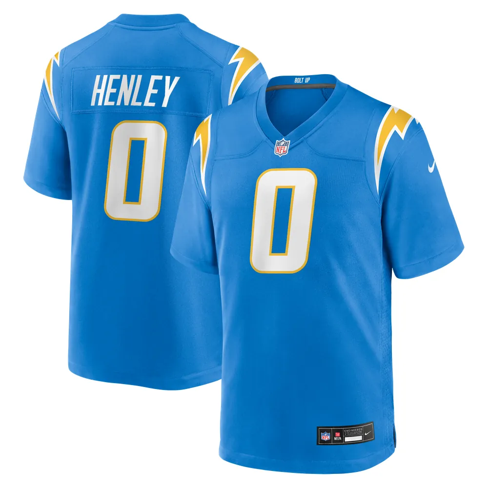 Daiyan Henley Los Angeles Chargers Nike Team Game Jersey - Powder Blue