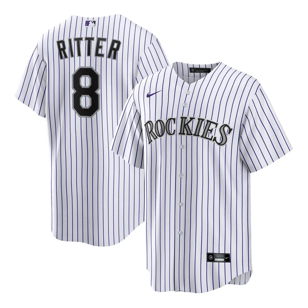 Ryan Ritter Colorado Rockies Nike Home Replica Jersey - White