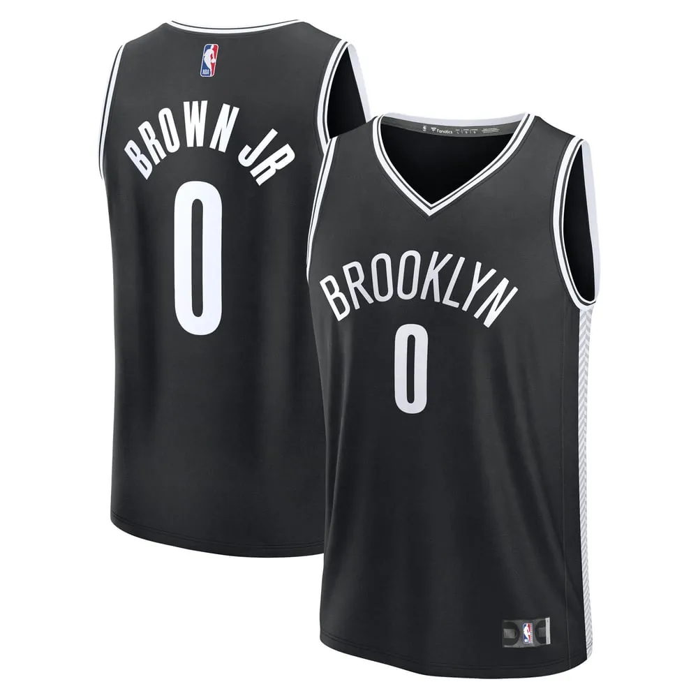Mikel Brown Jr. Brooklyn Nets Fanatics 2026 NBA Draft First Round Pick Fast Break Jersey - Icon Edition - Black