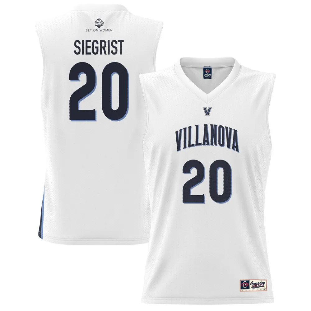 Madison Siegrist Villanova Wildcats GameDay Greats Unisex Lightweight Basketball Alumni Jersey - White