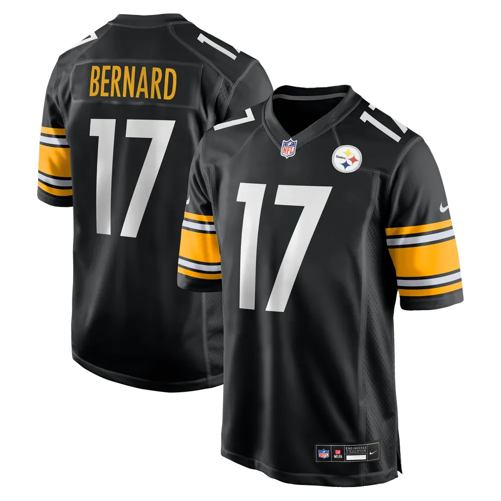 Germie Bernard Pittsburgh Steelers Nike Game Jersey - Black