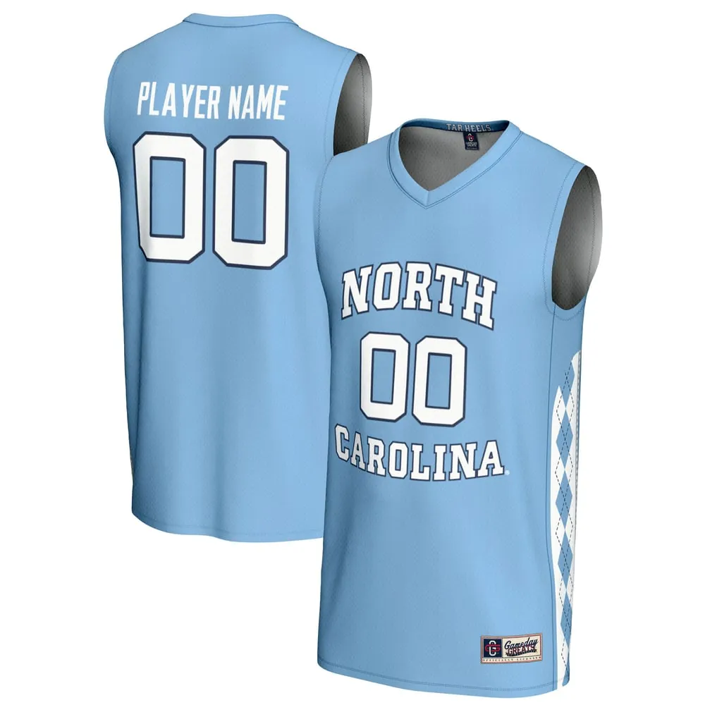 North Carolina Tar Heels GameDay Greats Unisex NIL Pick-A-Player Lightweight Women's Basketball Jersey - Carolina Blue