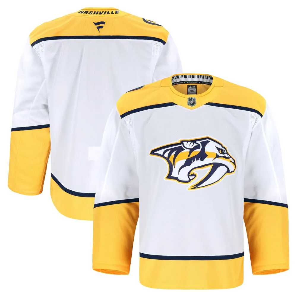 Nashville Predators Fanatics Away Authentic Pro Jersey - White