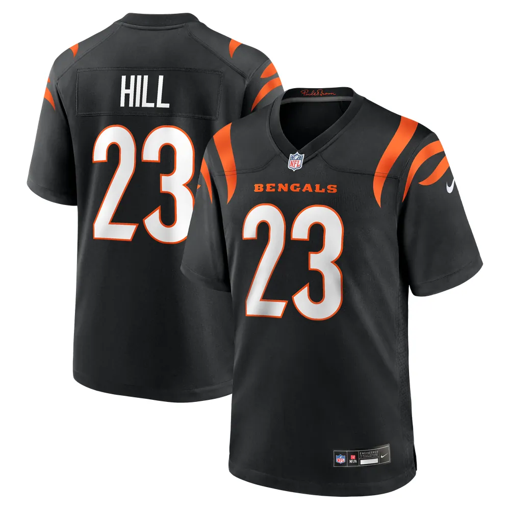 Daxton Hill Cincinnati Bengals Nike Player Game Jersey - Black