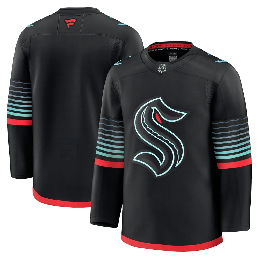 Seattle Kraken Fanatics Alternate Premium Jersey - Black