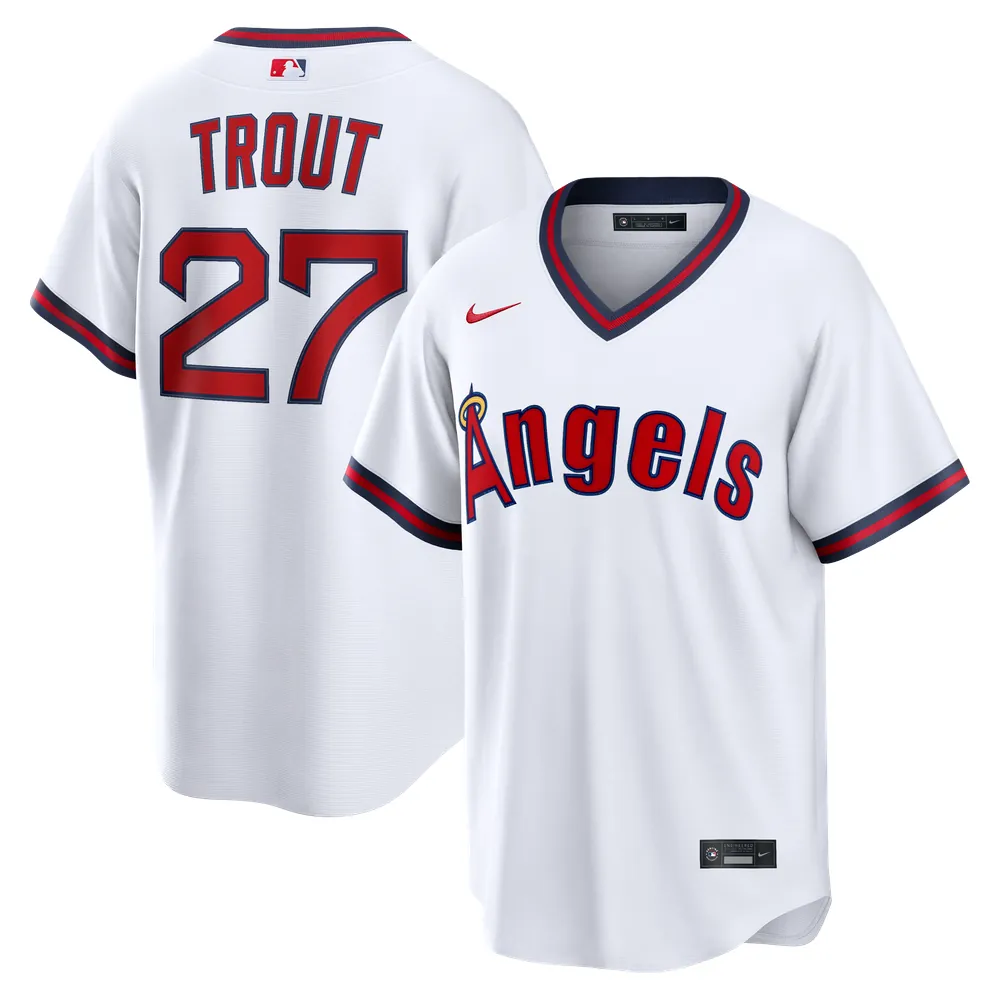 Mike Trout Los Angeles Angels Nike Alternate Replica Jersey - White