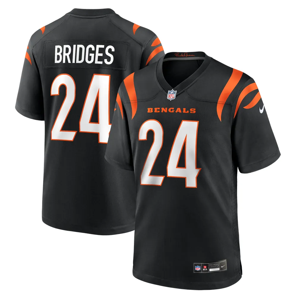 Trikweze Bridges Cincinnati Bengals Nike Team Game Jersey - Black
