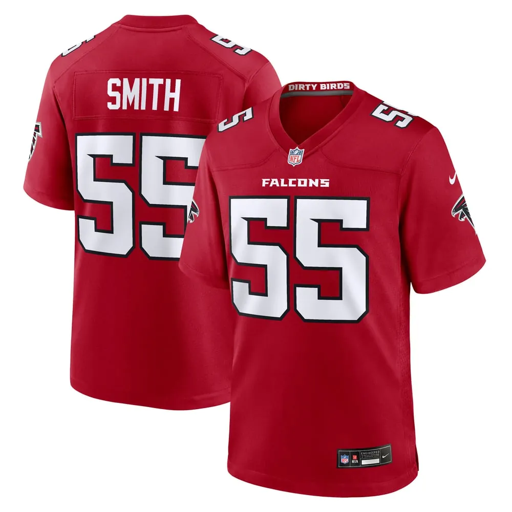 Za'Darius Smith Atlanta Falcons Nike Team Game Jersey - Red