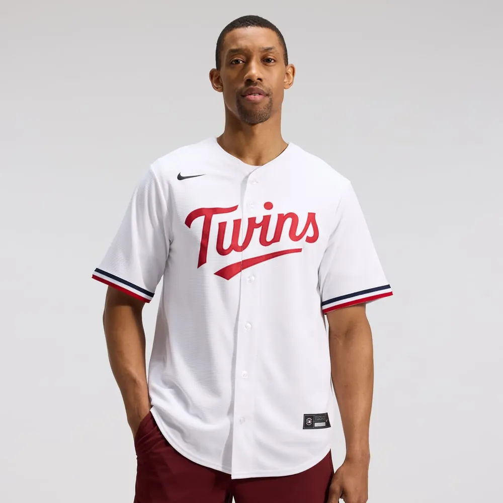 Minnesota Twins Nike Home Replica Team Jersey - White