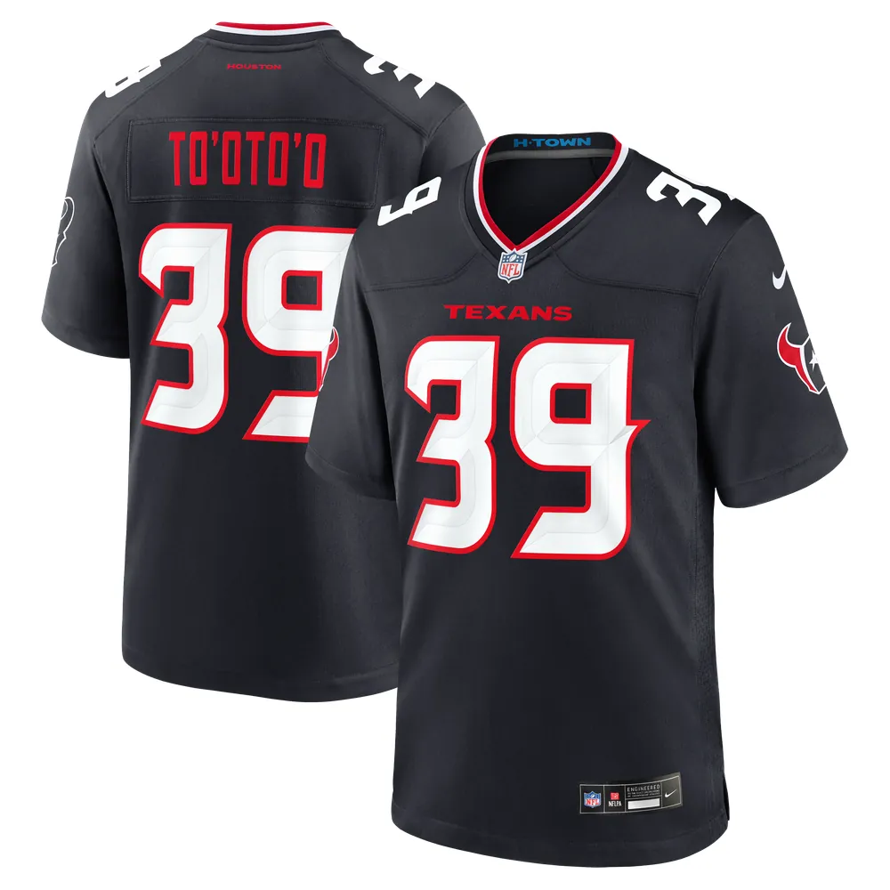 Henry To'oto'o Houston Texans Nike Team Game Jersey -  Navy