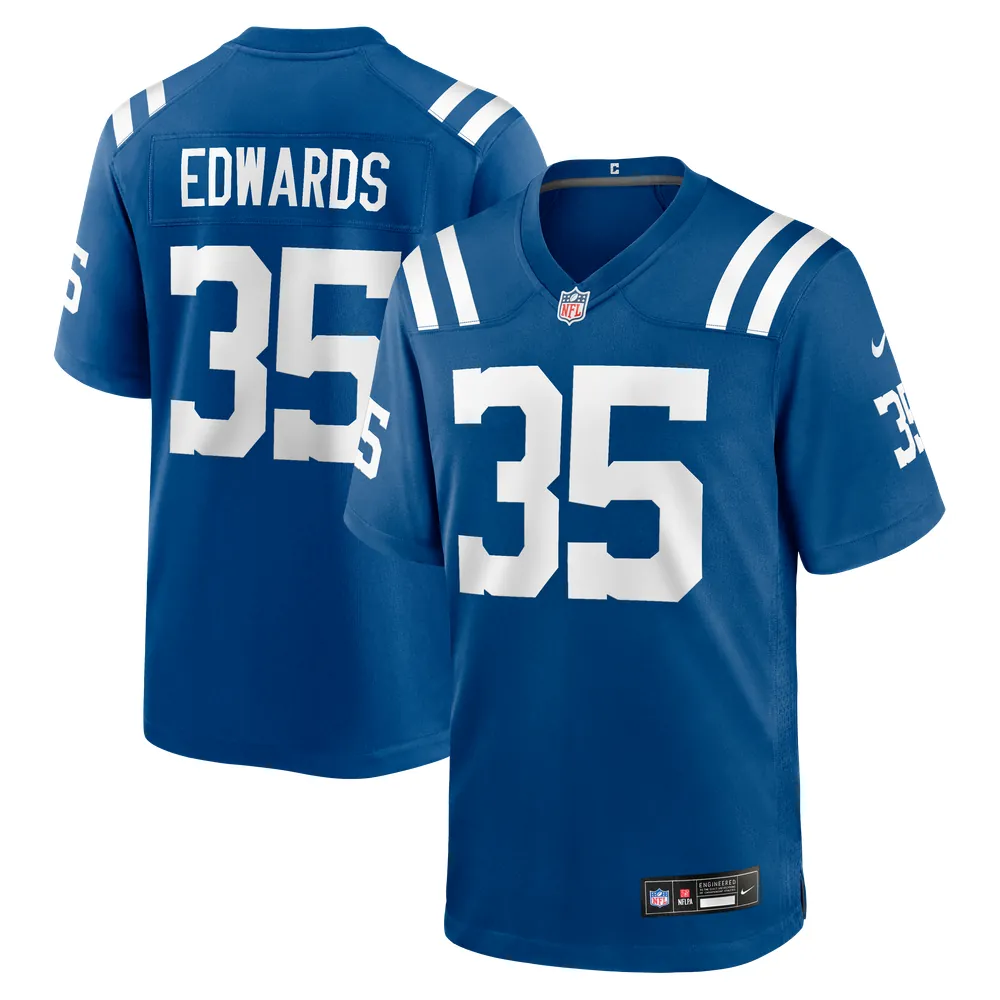 Johnathan Edwards Indianapolis Colts Nike Team Game Jersey -  Royal