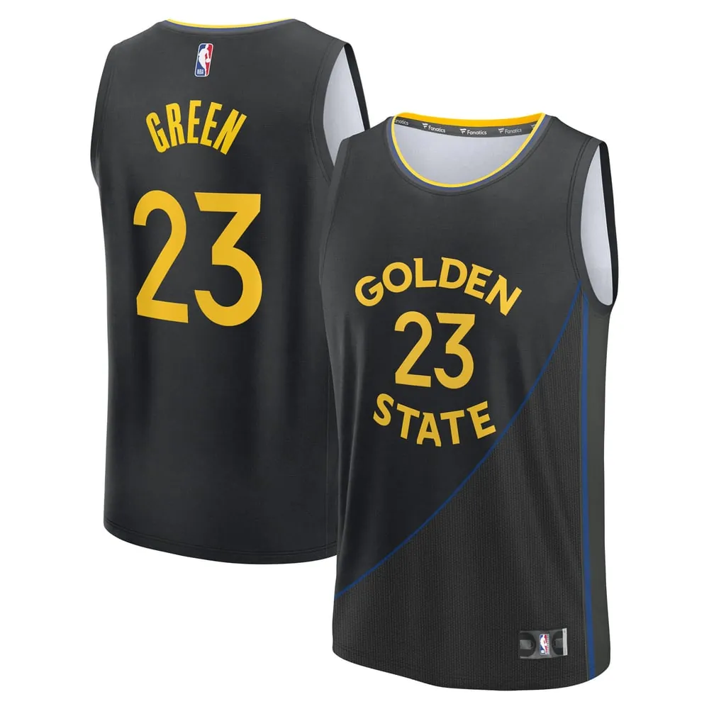 Draymond Green Golden State Warriors Fanatics Fast Break Replica Player Jersey - Statement Edition - Black