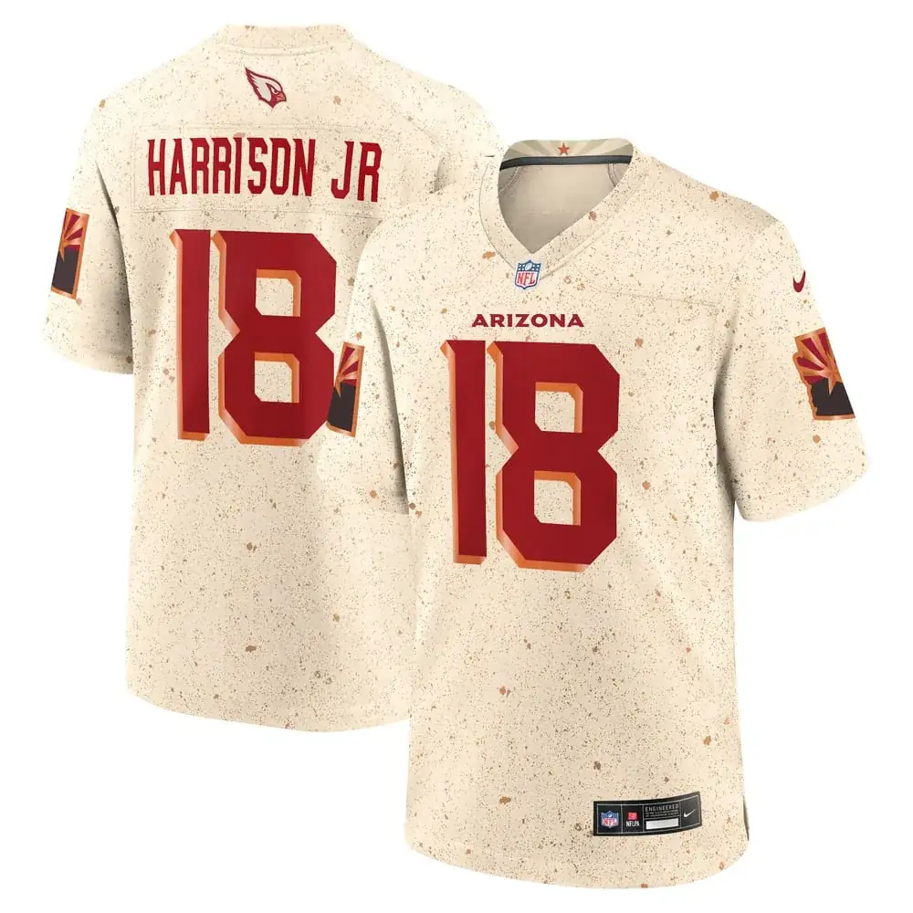Marvin Harrison Jr. Arizona Cardinals Nike Rivalries Collection Game Jersey - Natural
