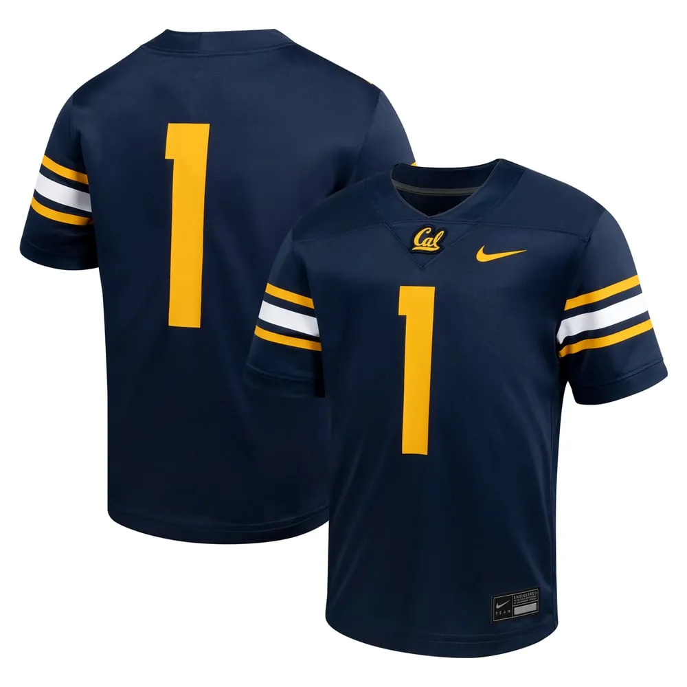 #1 Cal Bears Nike Youth Untouchable Football Jersey - Navy