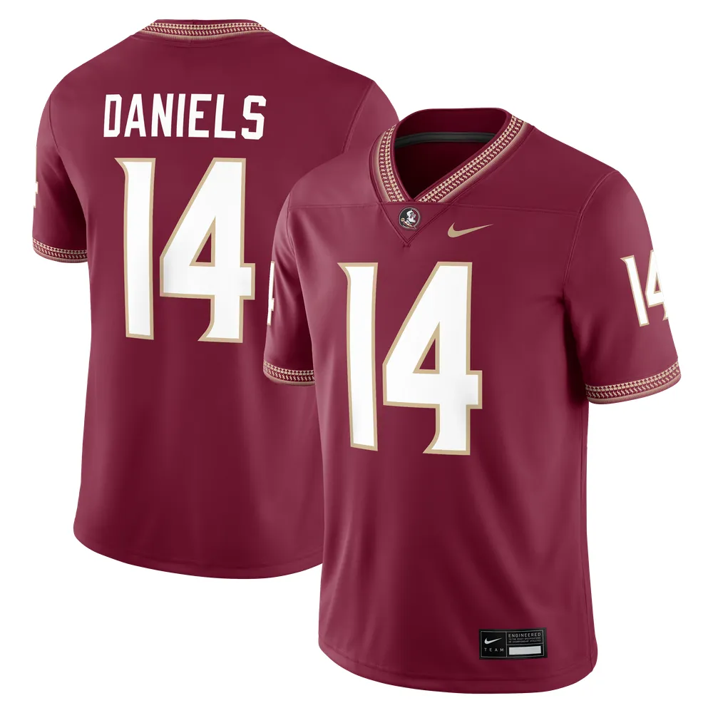 Ashton Daniels Florida State Seminoles Nike Game Football Jersey - Garnet