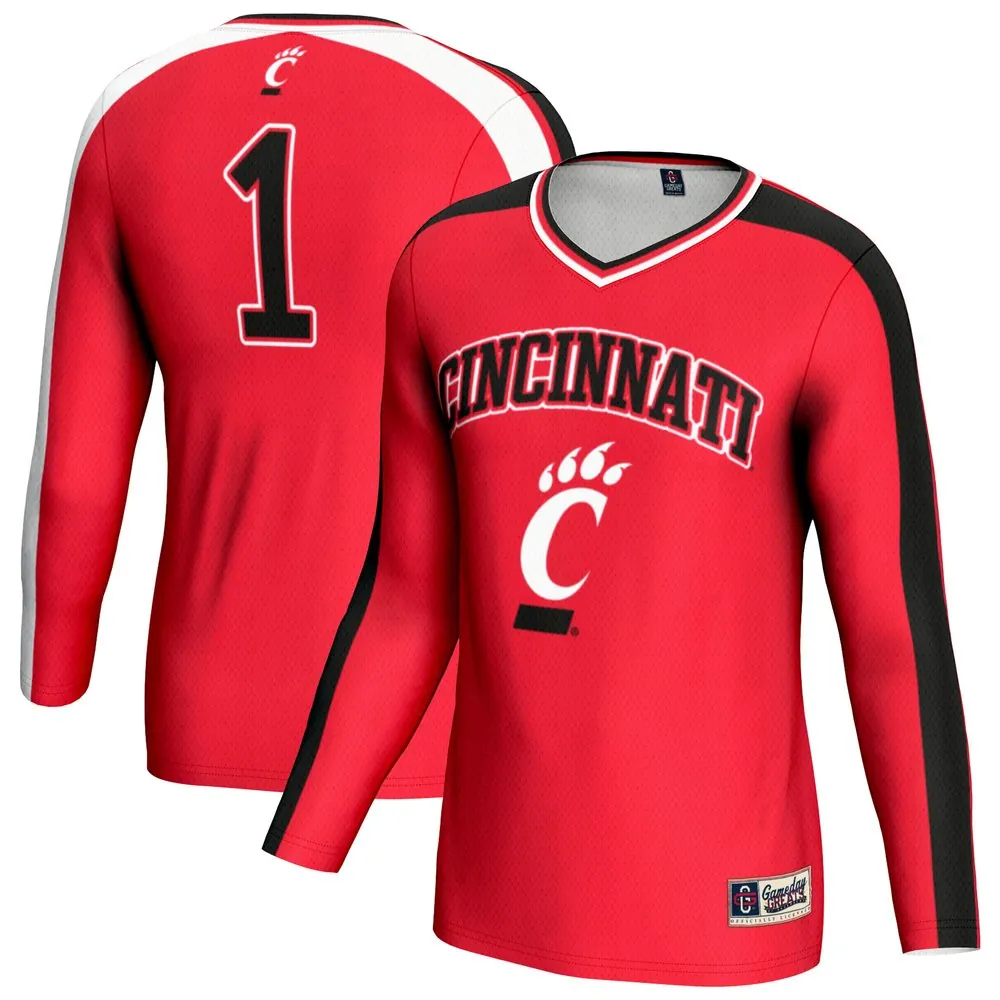 Cincinnati Bearcats GameDay Greats Unisex #1 Lightweight Volleyball Fashion Jersey - Red