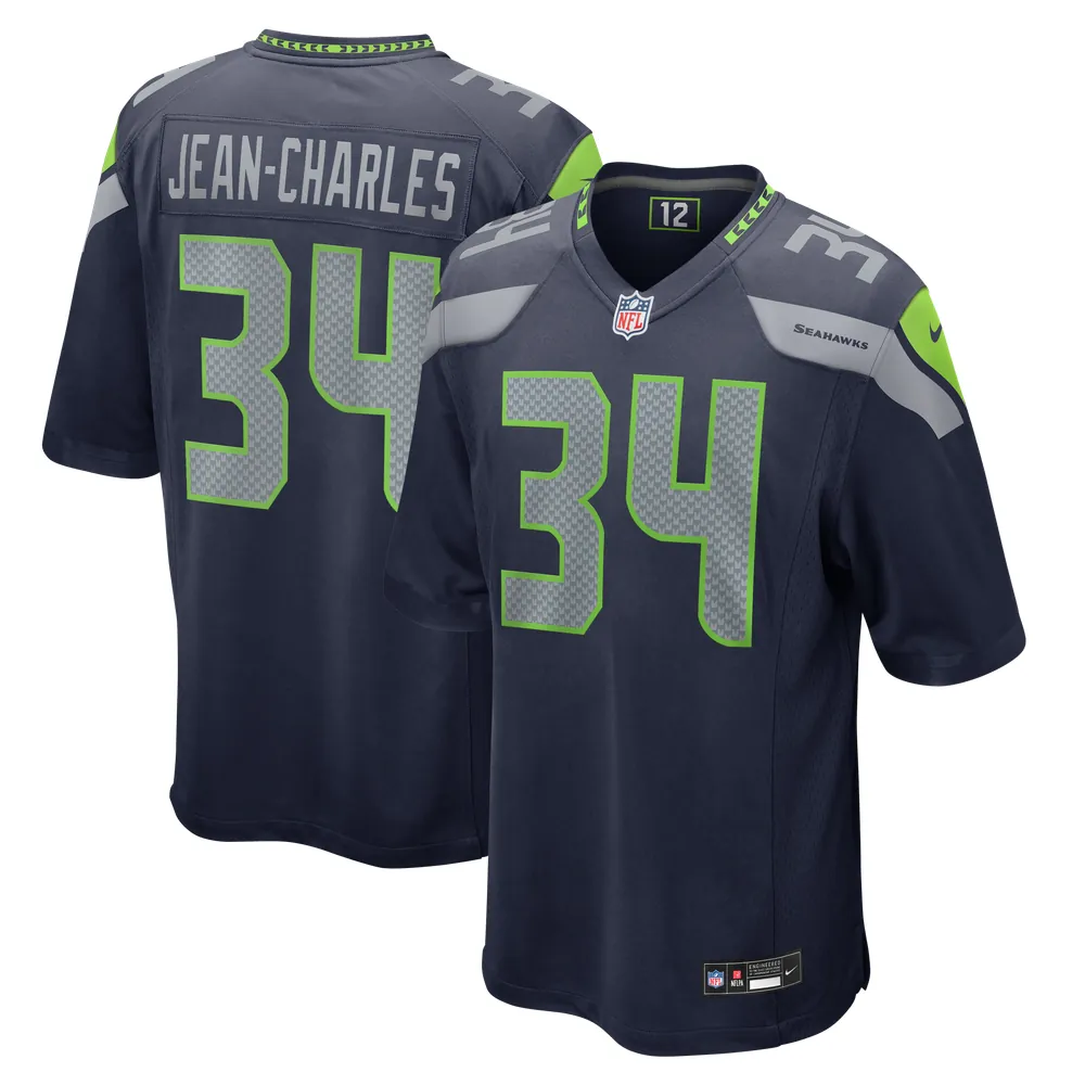 Shemar Jean-Charles Seattle Seahawks Nike Team Game Jersey - College Navy