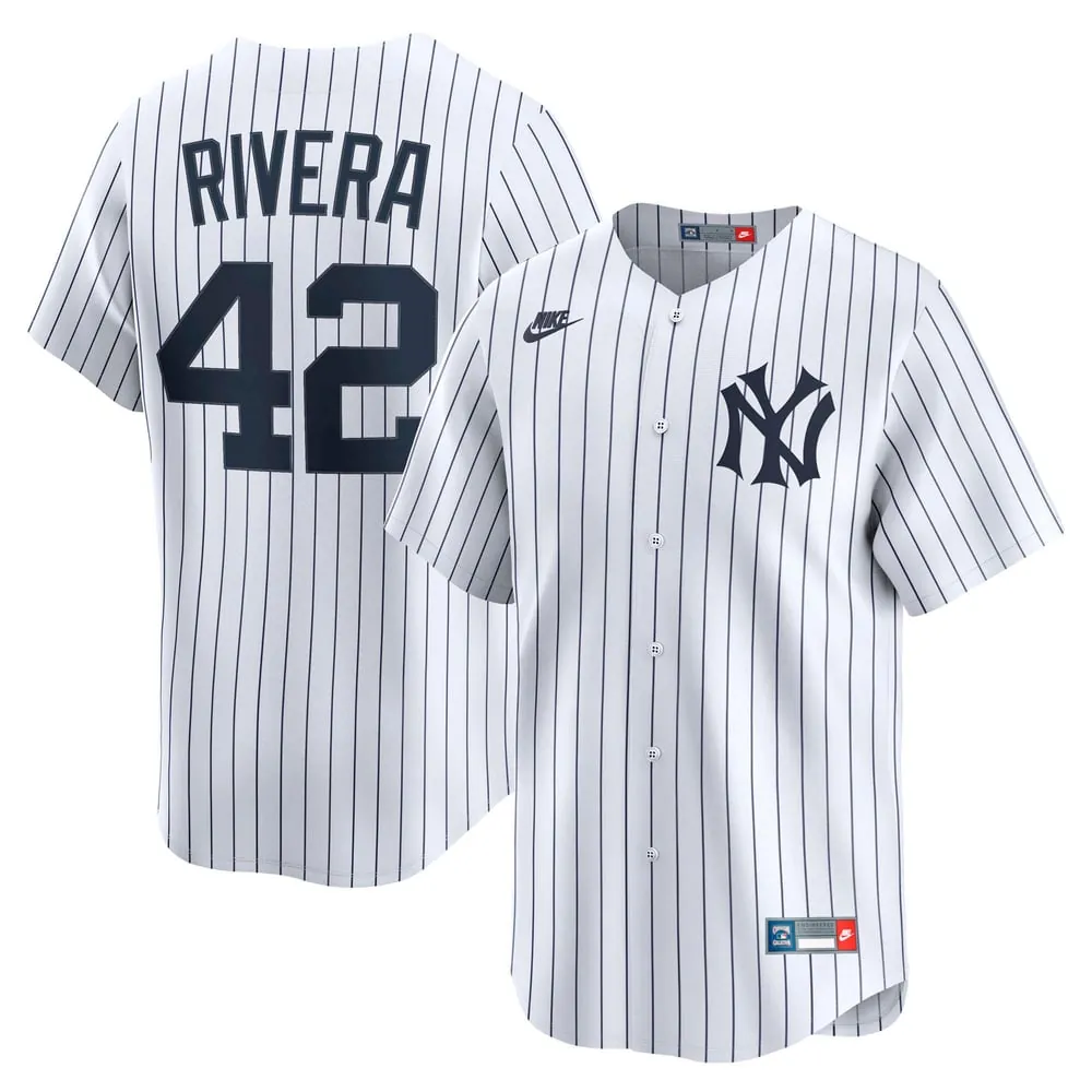 Mariano Rivera New York Yankees Nike Throwback Cooperstown Collection Limited Jersey - White